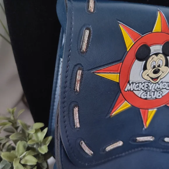 🏰Vintage Walt Disney Productions Faux Leather Mickey Mouse Club Child's Purse - Picture 4 of 15